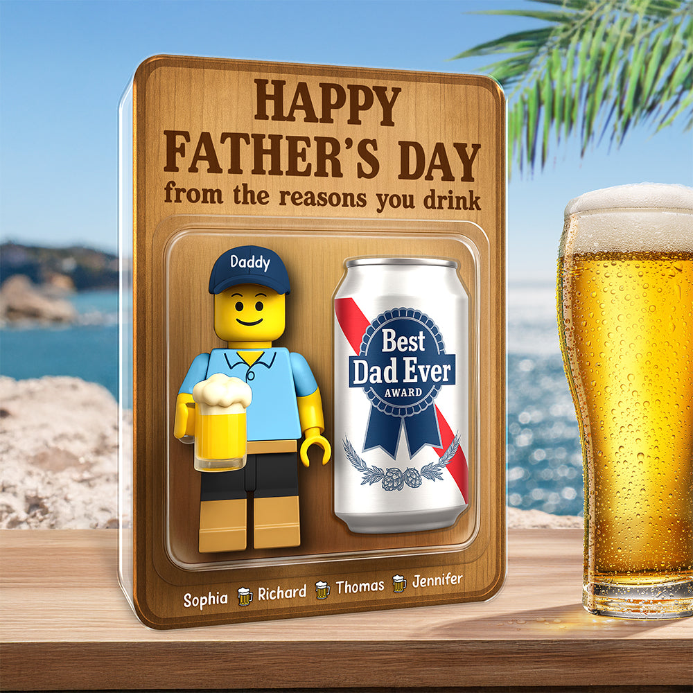Best Dad Ever Reward Acrylic Plaque - Personalized Gifts For Father 01Naqn260425