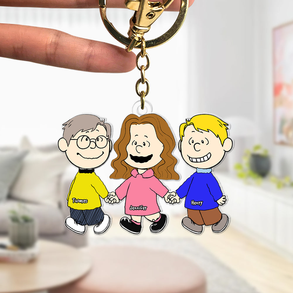 Friends Keychain - Personalized Gifts For Bestie, Best Friends - Image 2