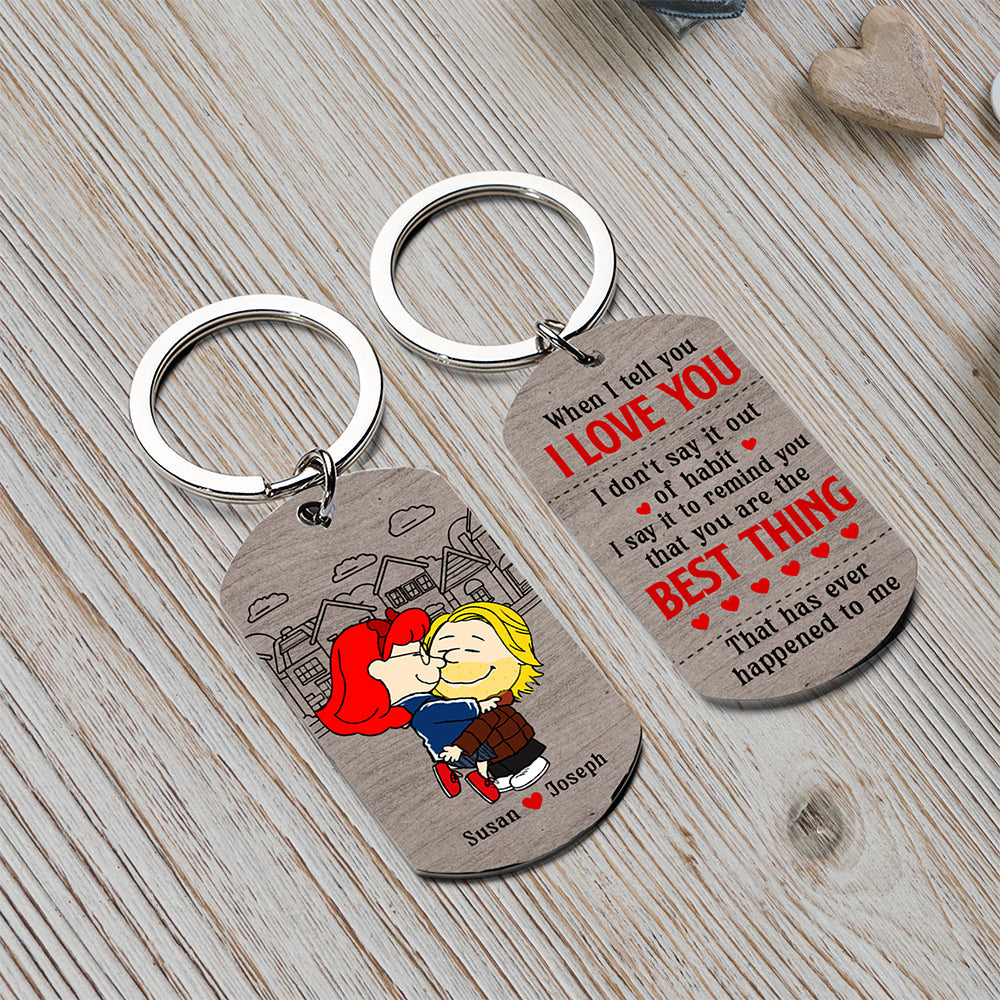 Personalized Gifts For Couple Keychain 05Xqqn101224Hg - Image 4