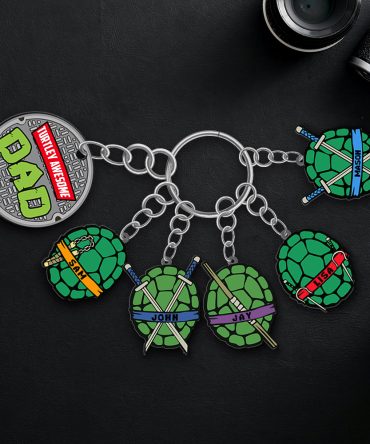 Personalized Gifts For Dad Keychain With Charms 02Htmh040424