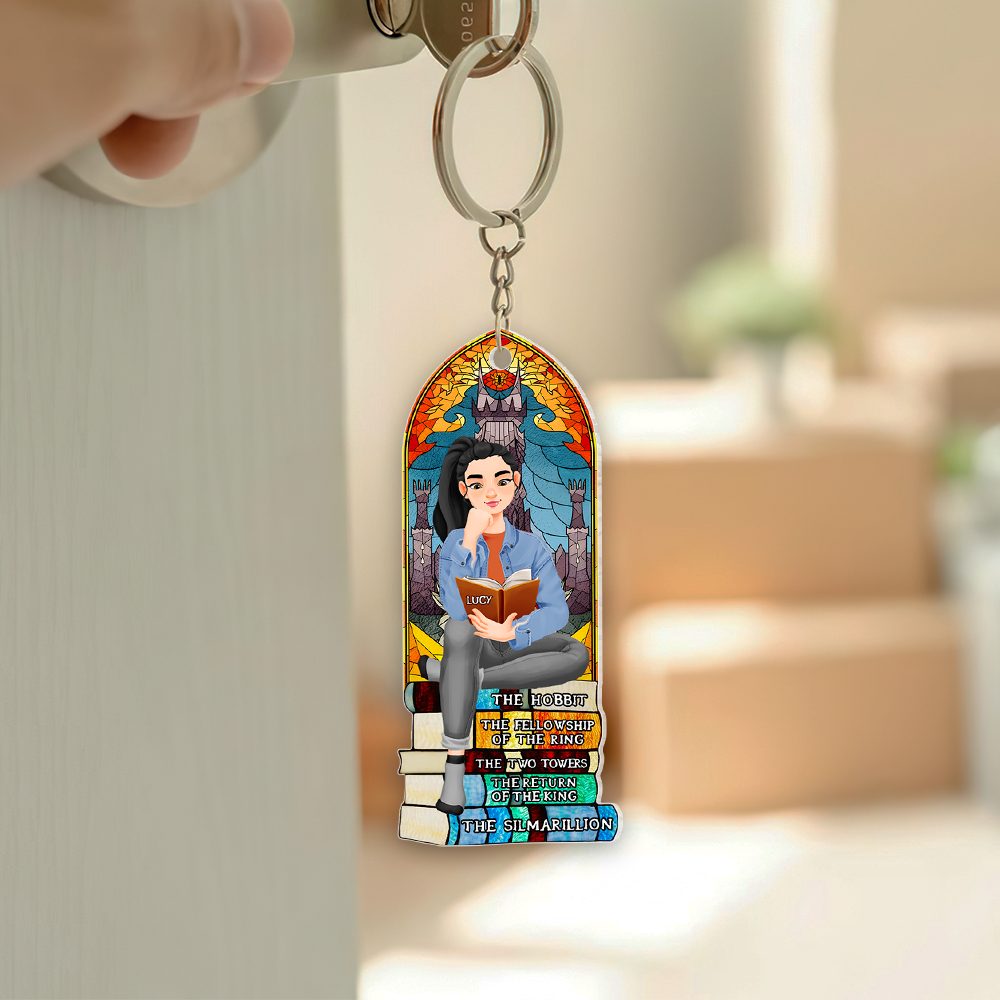Personalized Gifts For Book Lover Keychain 02Hupu271224Pa - Image 5