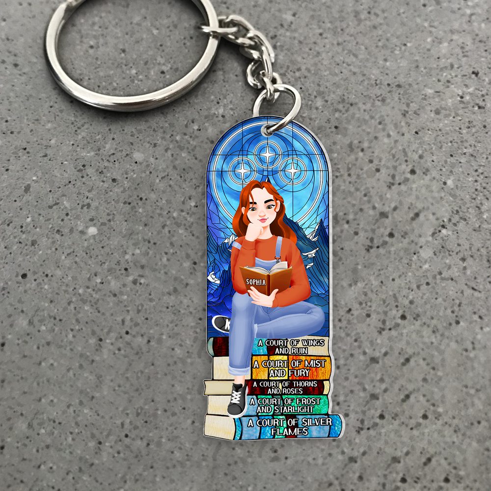 Personalized Gifts For Book Lover Keychain 03Hupu271224Pa - Image 5
