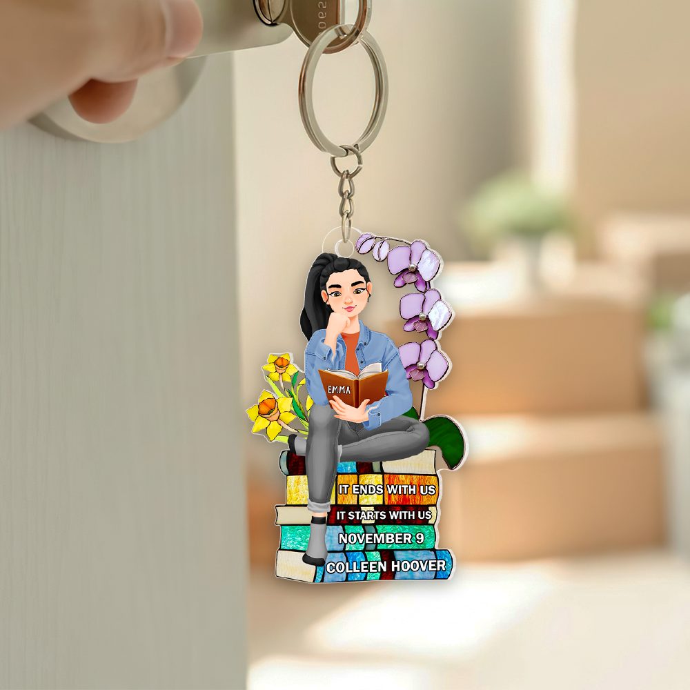 Personalized Gifts For Book Lover Keychain 01Hupu271224Pa - Image 5