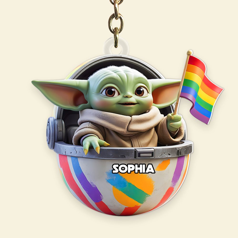 Galaxy Monster Lgbt Keychain - Personalized Gifts For Lgbt 04Hupu280525 - Image 5