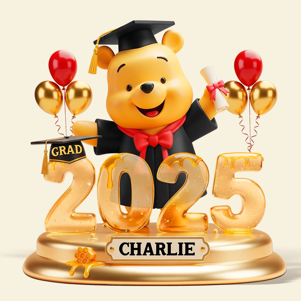 Bear Graduation Plaque - Personalized Gifts For Graduates 04Napu220525 - Image 5