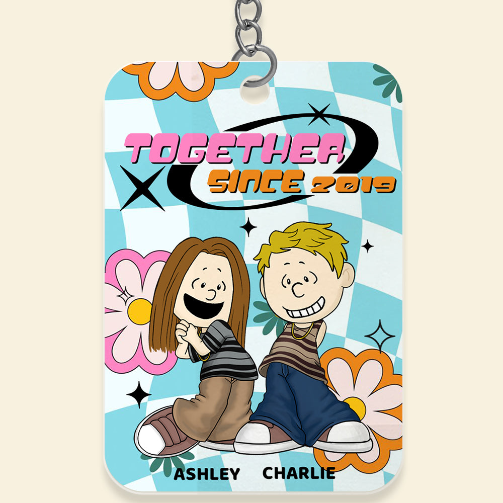 Personalized Gifts For Couple Keychain 01Todt070125Hg - Image 5