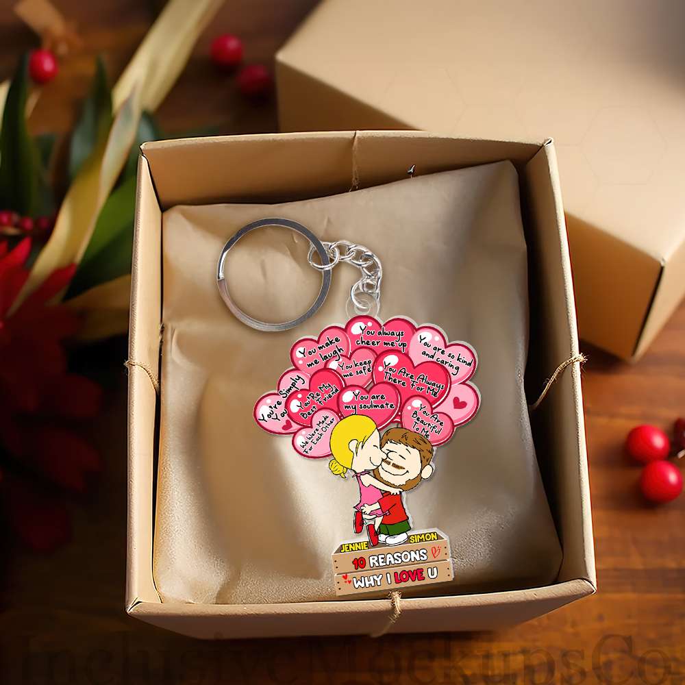 Personalized Gift For Couples Acrylic Keychain Reasons Why I Love You 05Tolu041224Hg - Image 5