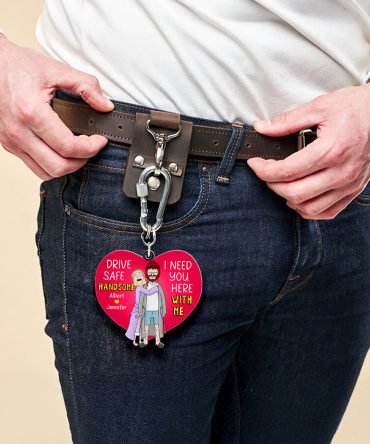 Personalized Gifts For Couple Keychain I Need You Here With Me 04Qhqn050225Hg