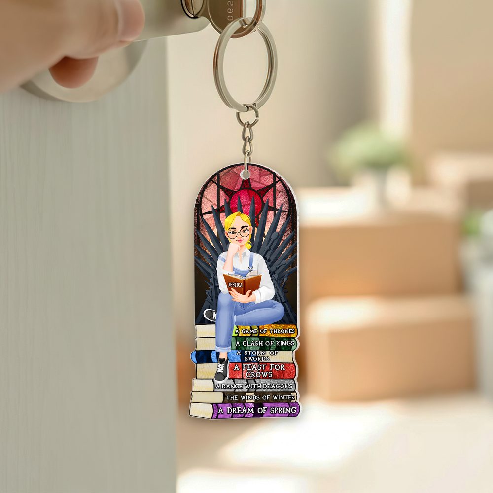 Personalized Gifts For Book Lover Keychain 06Hupu271224Pa - Image 5