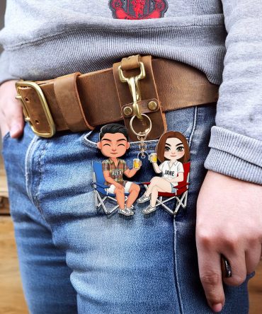 Personalized Gifts For Couple Keychain Drinking Couple 15Qhhu110125Hh