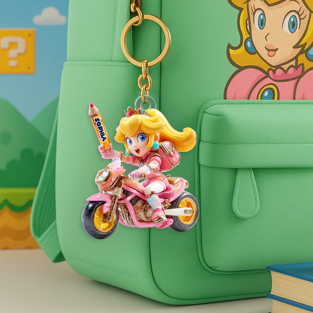 Personalized Gifts For Car Game Fans Keychain, Back To School 05Tgpu170625 - Image 6