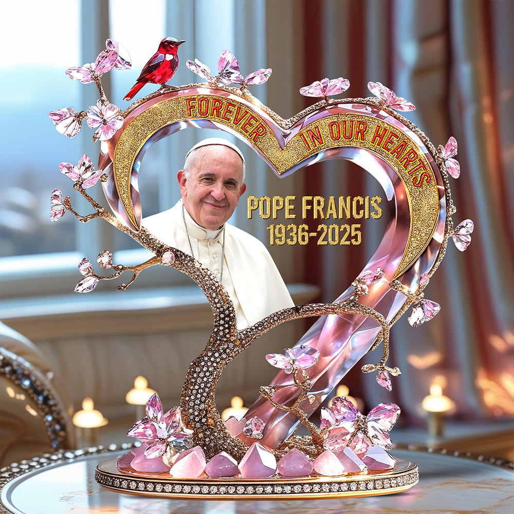 Pope Francis Acrylic Plaque - Gift For Christian 04Tgqn220425 - Image 4