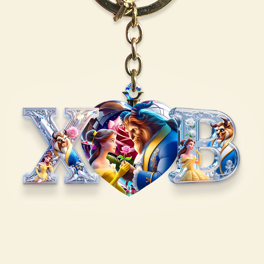 Couple Heart Keychain - Personalized Gifts For Couple 04Ohpu130625 - Image 6