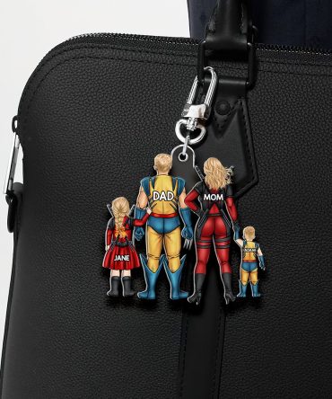Personalized Gifts For Family Keychain 04Qhhu060325Pa