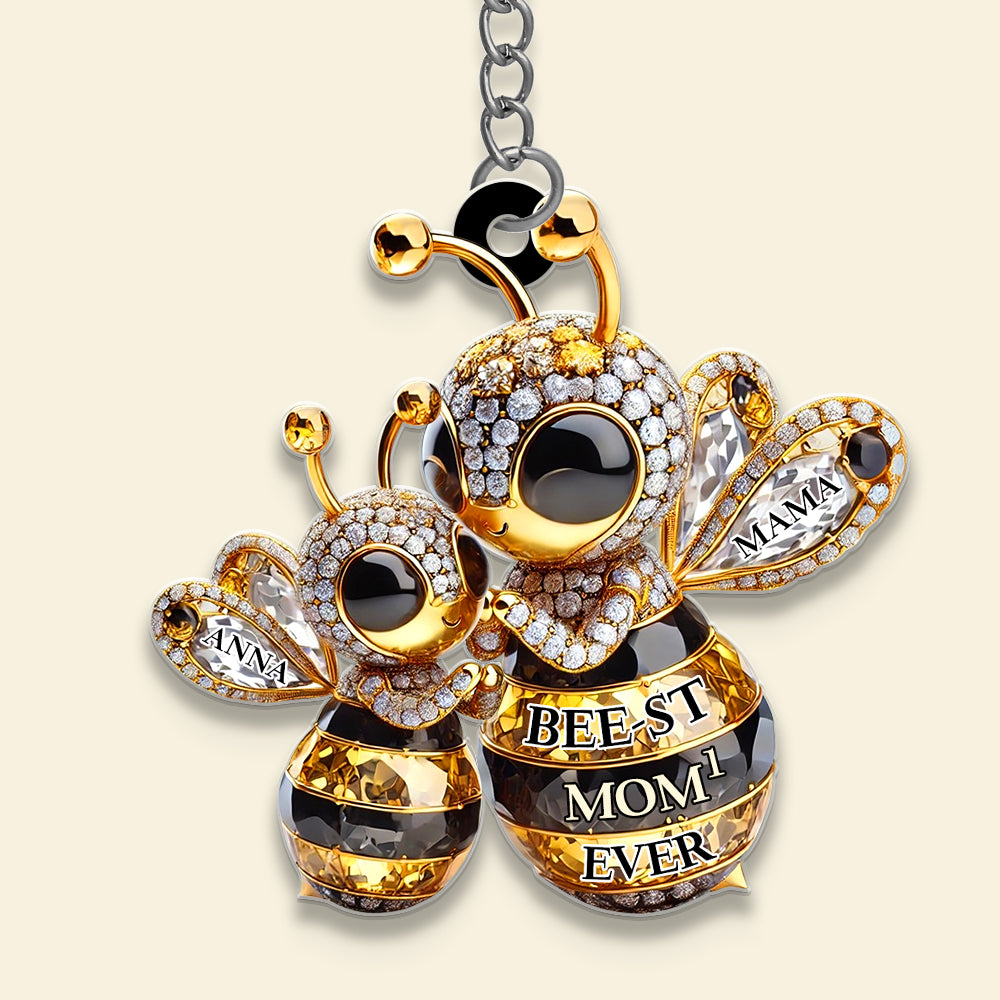 Personalized Gifts For Bee Mom Keychain Bee-St Mom 01Tgdt310325 - Image 5