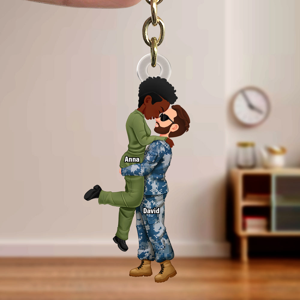 Personalized Gifts For Couple Keychain 05Qhtn100125Pa Custom Job Costumes - Image 5