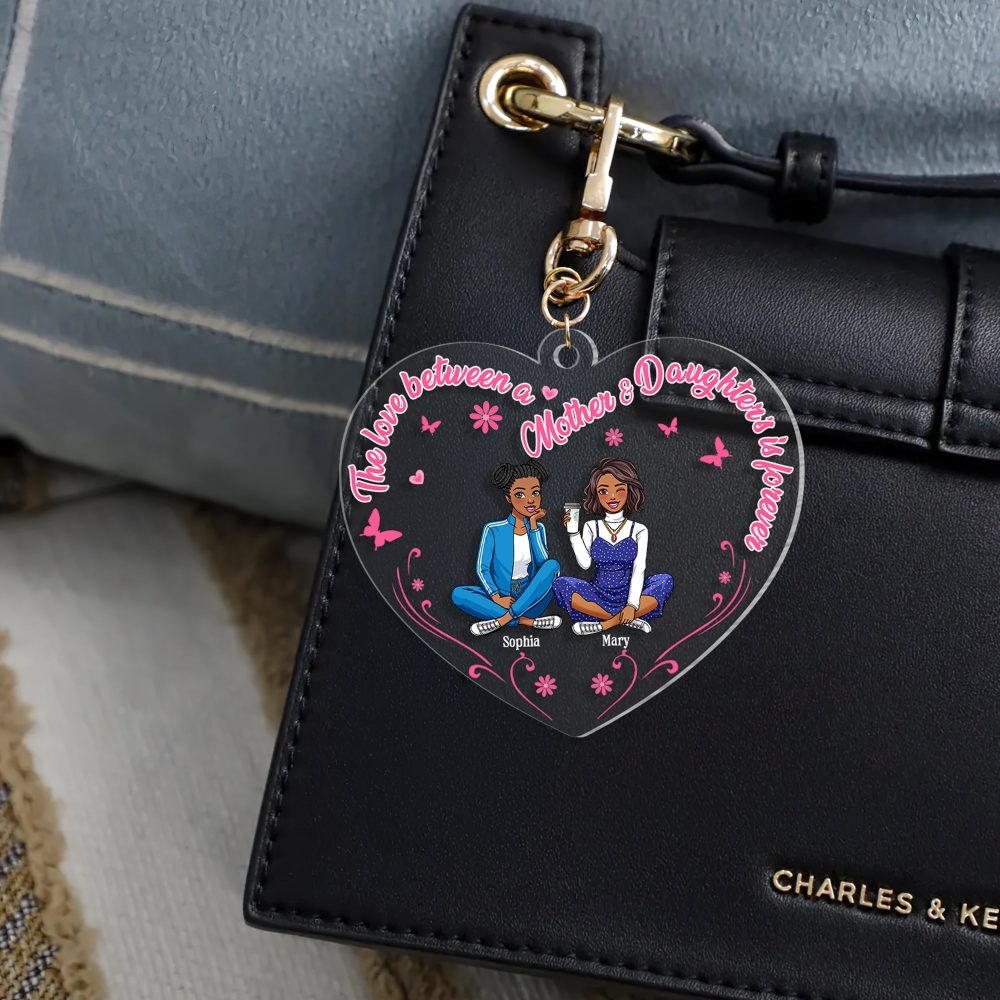 Personalized Gifts For Mom Keychain 04Totn040225Hh The Love Between A Mom And Daughter'S Is Forever - Image 2