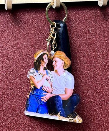 Custom Photo Gifts For Farmers Keychain 187Acvp140924