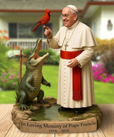 In Loving Memory Of Pope Francis Plaque - Gift For Christian 01Ohti220425