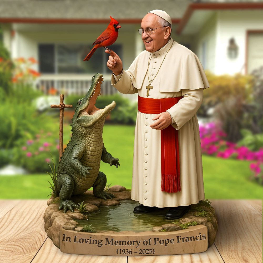 In Loving Memory Of Pope Francis Plaque - Gift For Christian 01Ohti220425