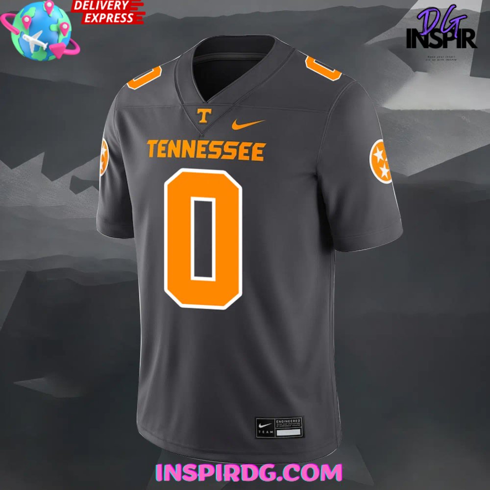 Anthracite Tennessee Volunteers Alternate Game 2024 Football Jersey - Image 2