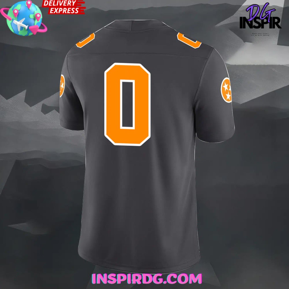 Anthracite Tennessee Volunteers Alternate Game 2024 Football Jersey - Image 3