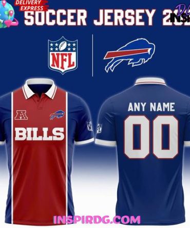 Buffalo Bills Nfl 2025 Custom Name & Number Edition Football Jersey
