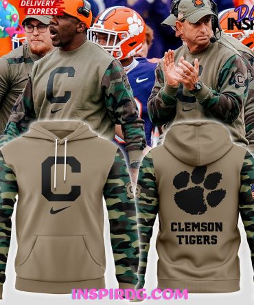 Clemson Tigers 2024 Camouflage Hoodie