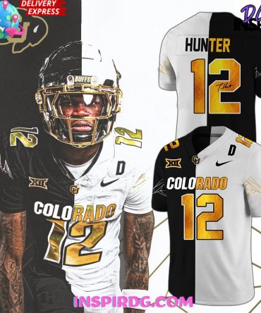 Colorado Buffaloes Travis Hunter Black X White Football Jersey