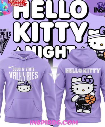 Golden State Valkyries X Hello Kitty Night Special Edition Hoodie