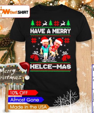 Kelce Brothers And Travis Kelce Have A Merry Kelcemas Christmas Chibi Sweater
