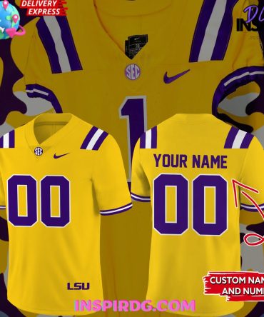 Lsu Tigers Unveils New Gold Alternate Football Jersey