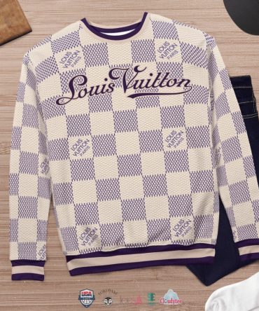 Louis Vuitton Cream 3D Ugly Christmas Sweater