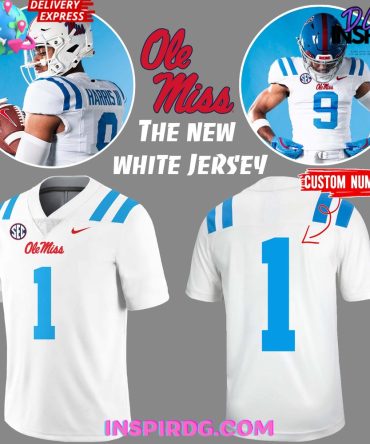 Ole Miss New White 2024 Football Jersey