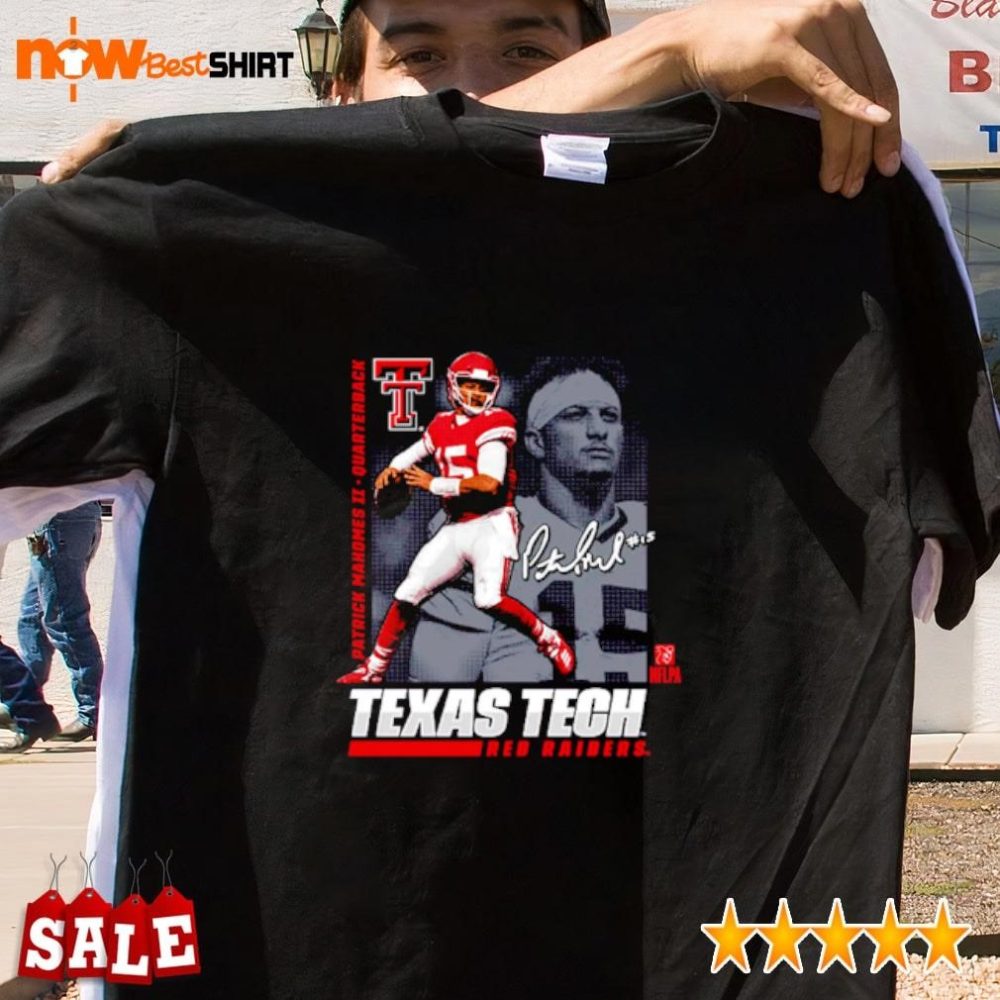 Patrick Mahomes Ii Quarterback Texas Tech Red Raiders Shirt