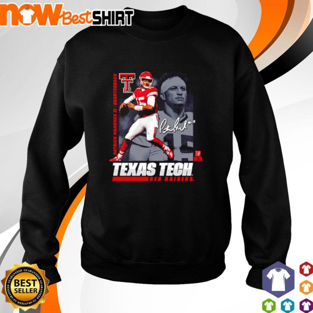 Patrick Mahomes Ii Quarterback Texas Tech Red Raiders Shirt - Image 5