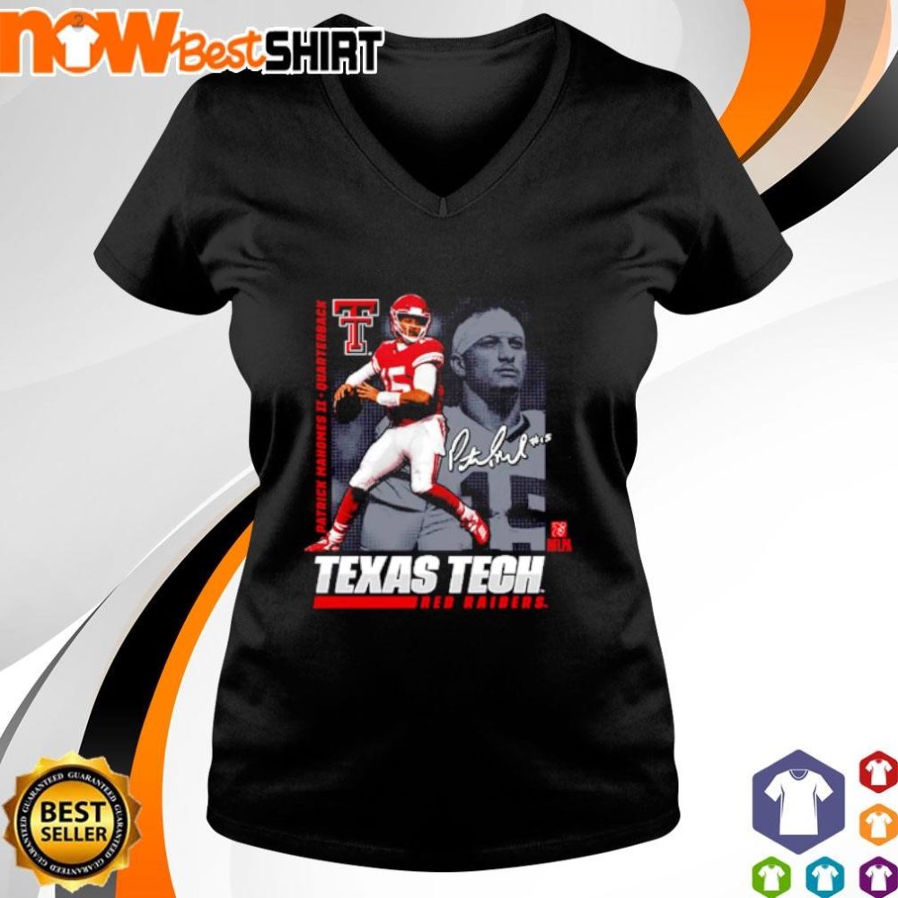 Patrick Mahomes Ii Quarterback Texas Tech Red Raiders Shirt - Image 6