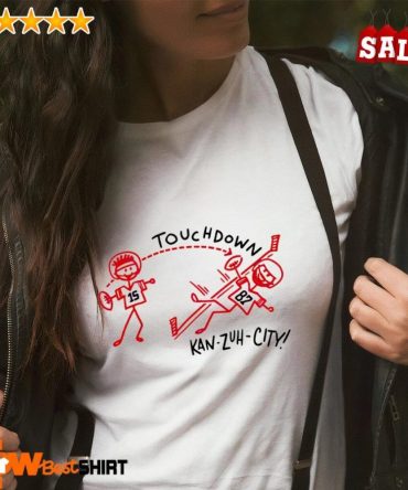 Patrick Mahomes And Travis Kelce Touchdown Kan Zuh City Football Shirt