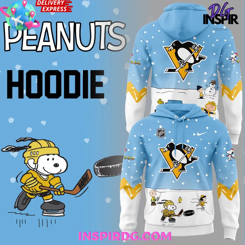 Pittsburgh Penguins Peanuts & Snoopy Night Hoodie