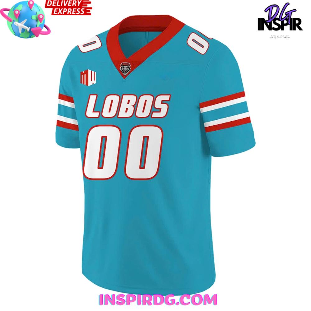 Special New Mexico Lobos The Turquoise Uniform 2025 Football Jersey - Image 2
