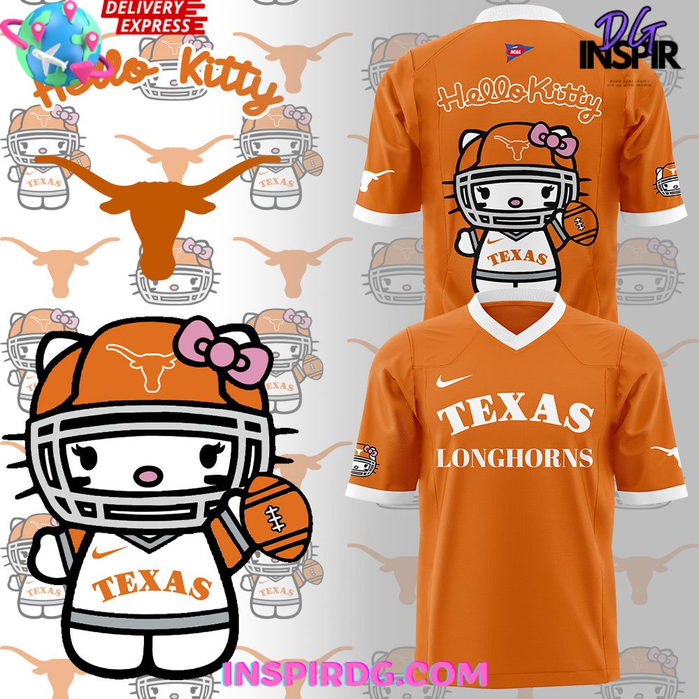 Texas Longhorns X Hello Kitty Football Jersey