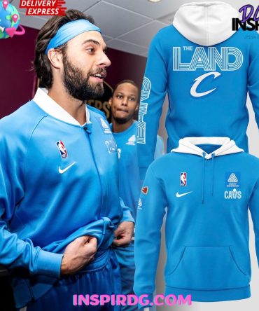 The Land Cleveland Cavaliers 2025 Blue All Over Print Hoodie, 3D Hoodie