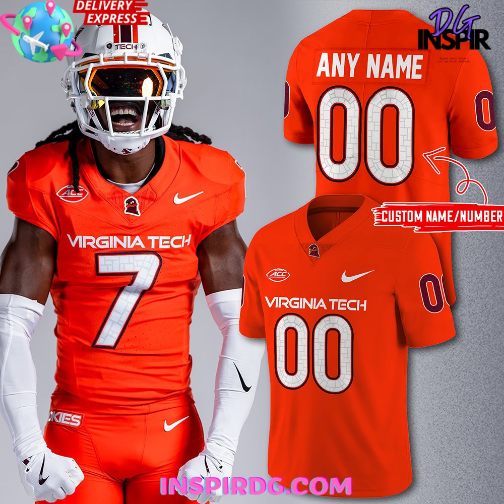 Virginia Tech Hokies New Uniform 2024-25 Football Jersey