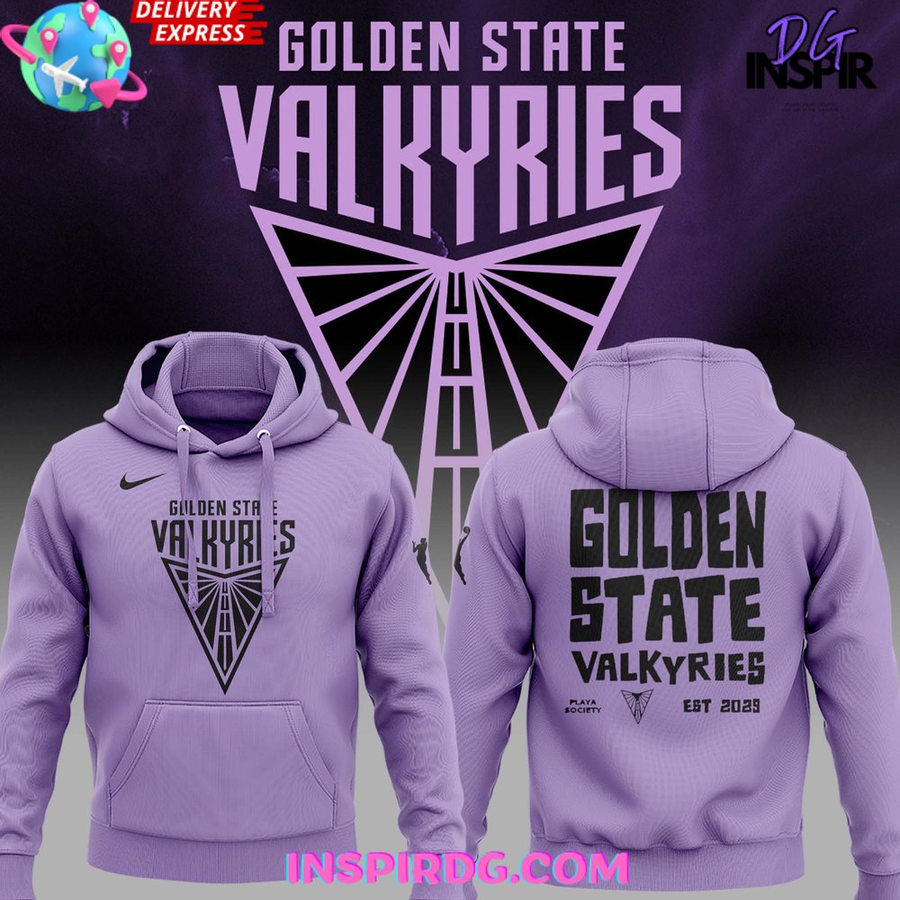 Wnba Golden State Valkyries Purple Hoodie