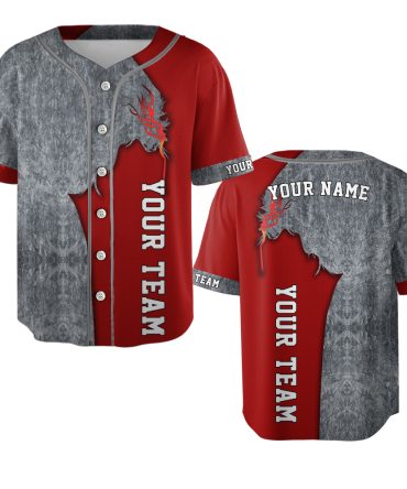 Personalized your team name sport Baseball Jersey Dynamic Team Shirts