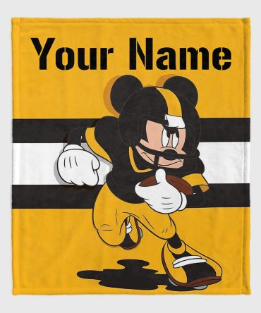Custom Your Team Name Sport Blanket Mickey Mouse Blanket For Fan