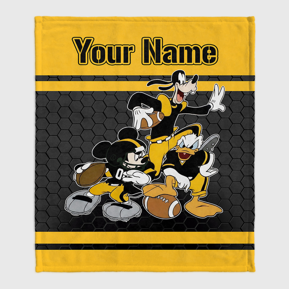 Custom Your Team Name Sport Blanket Mickey Mouse Blanket