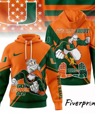 Miami Hurricanes 2025 Ncaa Duo Color Personalized Hoodie