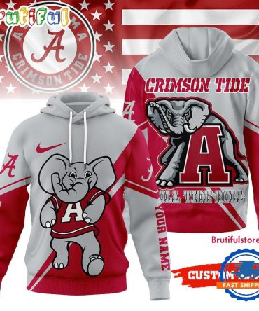 Alabama Crimson Tide 2025 Ncaa Duo Color Personalized Hoodie