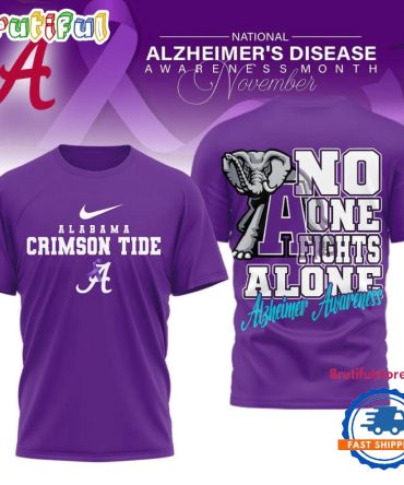Alabama Crimson Tide Ncaa Alzheimer Awareness November Unisex 3D Shirt